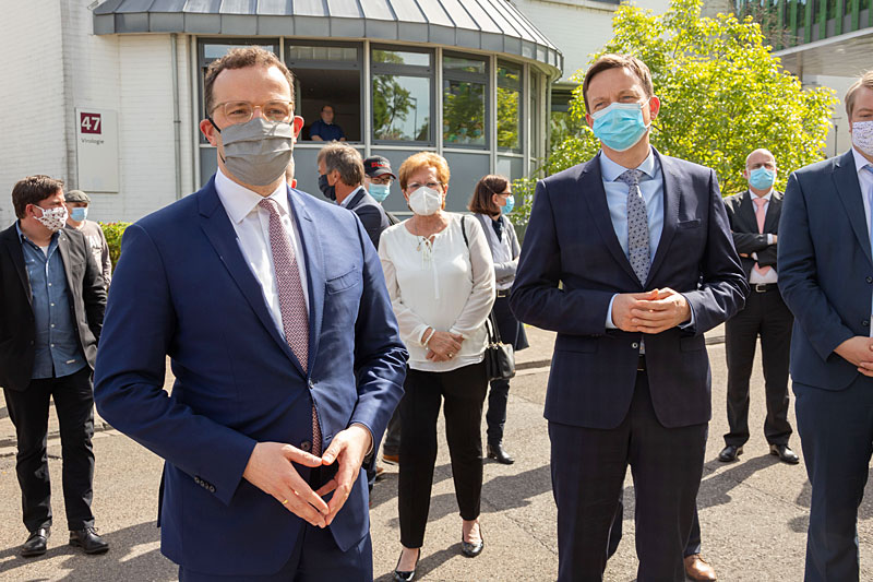 0519 296 Bundesgesundheitsminister Spahn besucht UKS FotoKoop