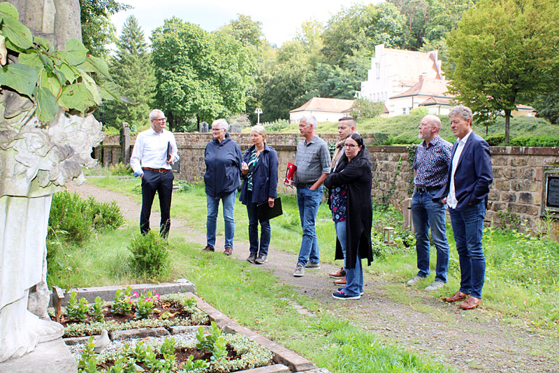 Begehung Friedhof