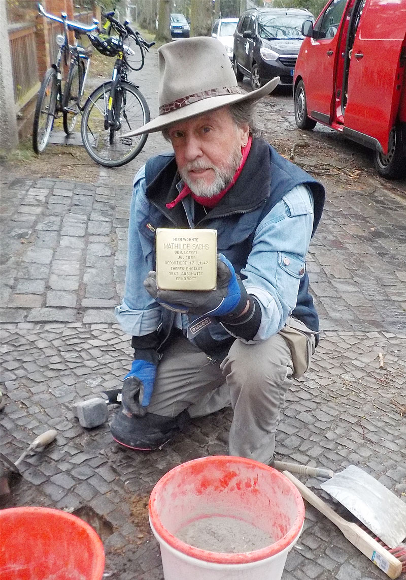 Deutschland 2017 Gunter Demnig Foto Katja Demnig Kopie