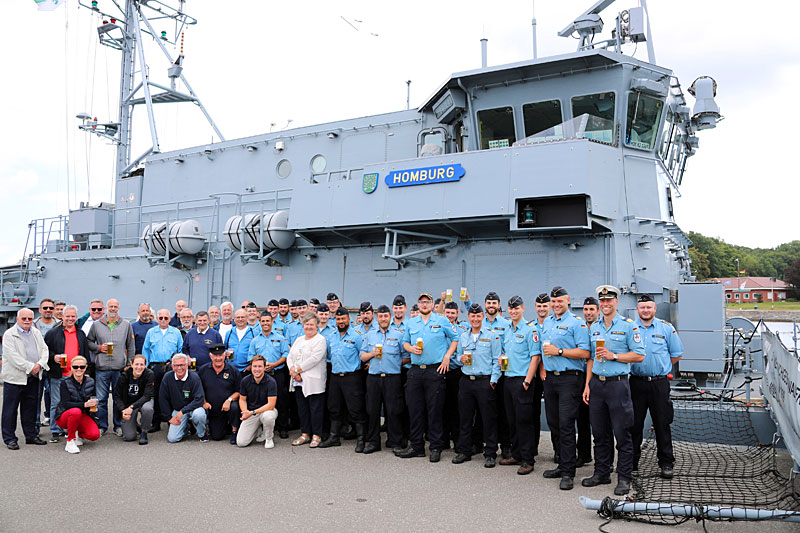 Gruppenfoto Patenboot