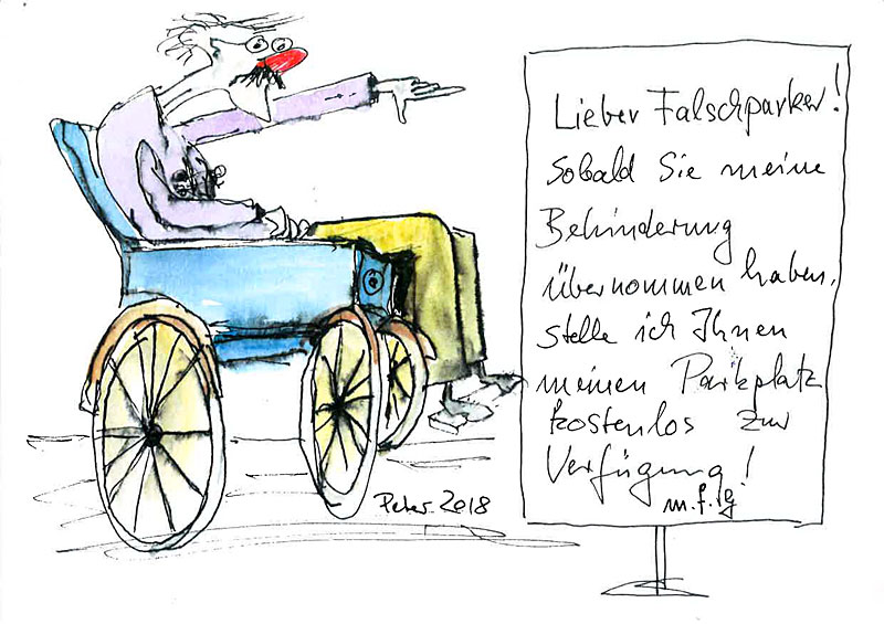 Hinweis Falschparker