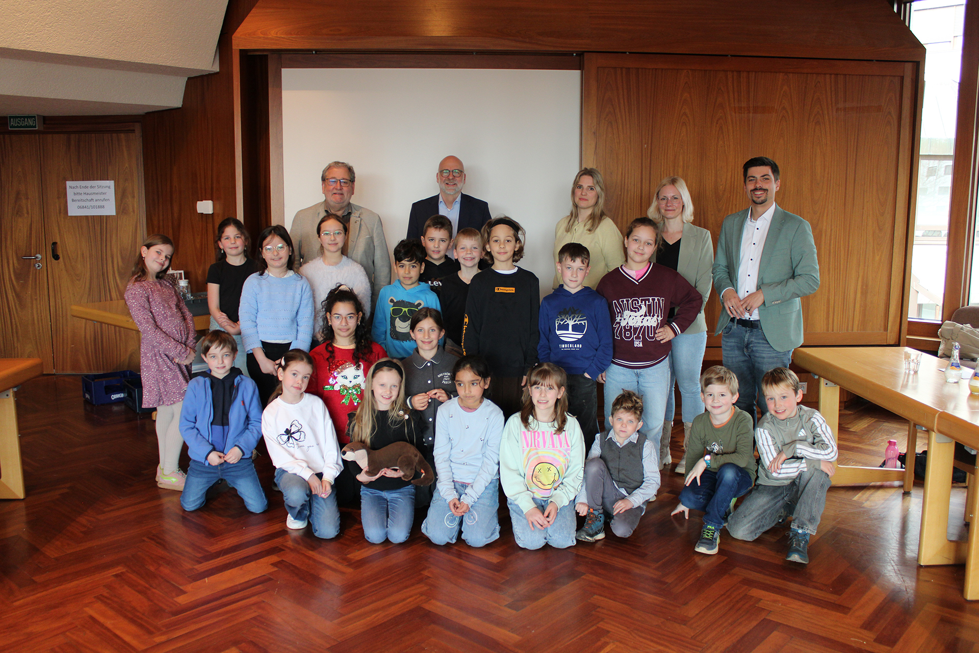 Verwaltungsspitze würdigte junge Künstlerin 